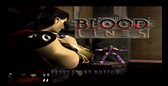 Blood Lines Title Screen